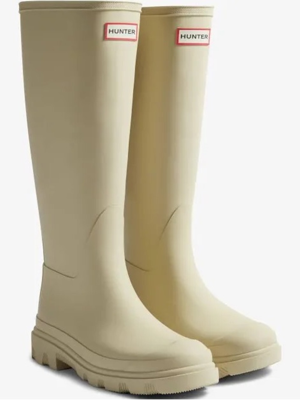 Hunter Tall Rain Boots in Cream